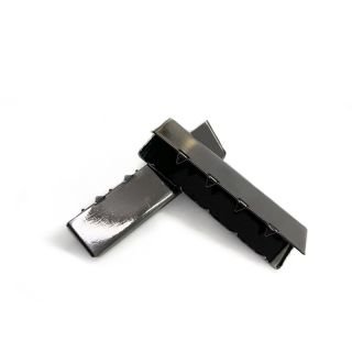 Metal Webbing End Clip 40 mm anthracite