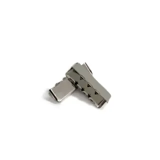 Metal Webbing End Clip 25 mm silver