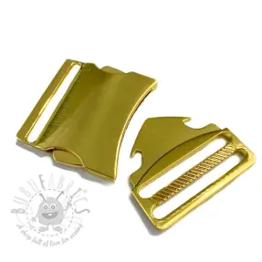 Metal Side Release Buckle 40 mm gold