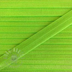 Bias binding elastic 15 mm neon green