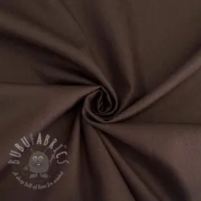 Cotton poplin dark brown