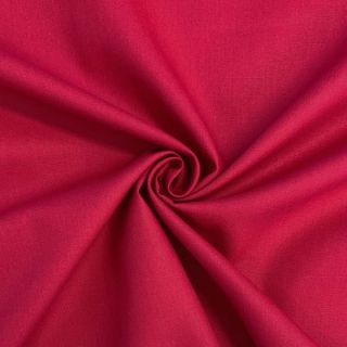 Cotton poplin cerise