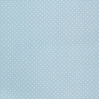 Cotton fabric Petit dots light blue