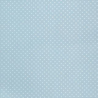 Cotton fabric Petit dots light blue