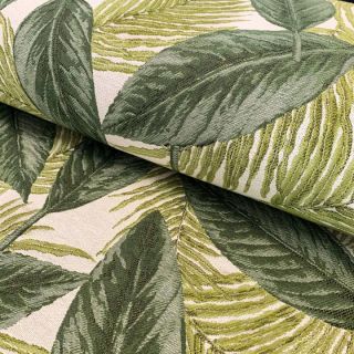 Decoration fabric jacquard Botanical leaves