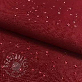 Water-reppellent fabrics dark red