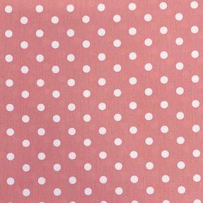 Cotton fabric Dots blush