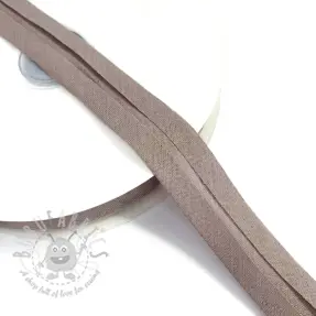 Bias binding cotton taupe