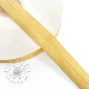 Bias binding cotton light yellow
