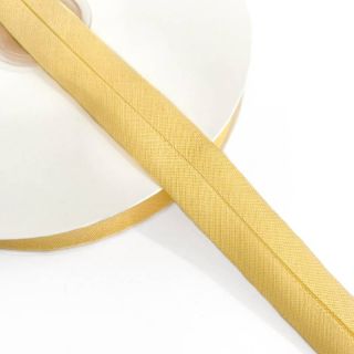 Bias binding cotton light yellow