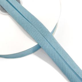 Bias binding cotton light blue