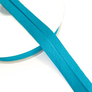 Bias binding cotton aqua