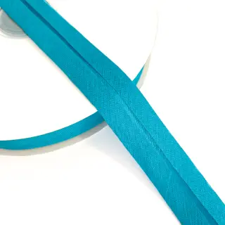 Bias binding cotton aqua
