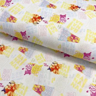 Cotton fabric MINIONS Banana digital print