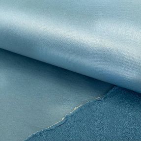 Sweat fabric FOIL light blue