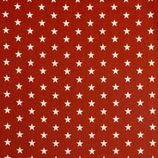Cotton fabric Petit stars terra