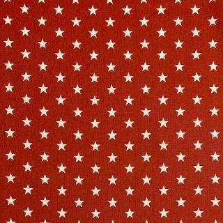 Cotton fabric Petit stars terra