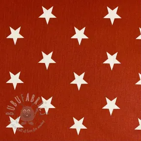 Cotton fabric Stars terra