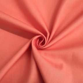 Cotton poplin coral