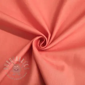 Cotton poplin coral