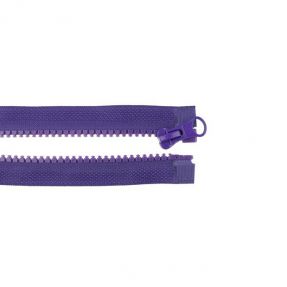 Jacket Zipper open-end 55 cm purple