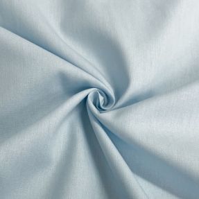 Cotton poplin light blue ORGANIC