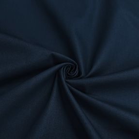 Cotton poplin dark blue ORGANIC