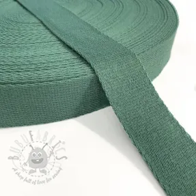 Cotton webbing 4 cm dark old green
