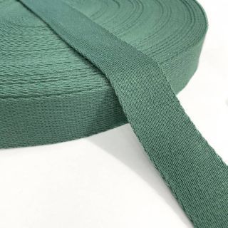 Cotton webbing 4 cm dark old green