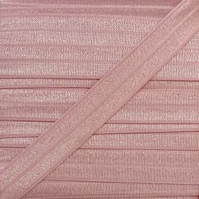 Bias binding elastic 15 mm old pink