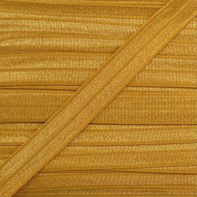 Bias binding elastic 15 mm ochre