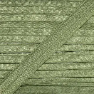 Bias binding elastic 15 mm old green