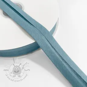 Bias binding cotton steel blue