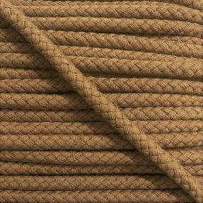 Cotton cord 8 mm brown