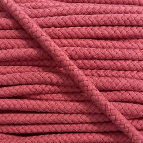 Cotton cord 8 mm coral