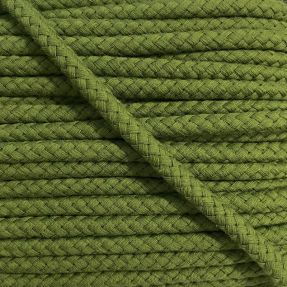 Cotton cord 8 mm olive green