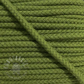 Cotton cord 8 mm olive green