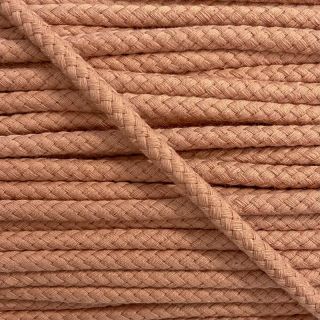 Cotton cord 8 mm salmon