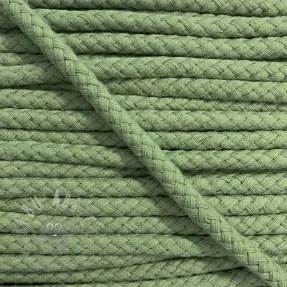Cotton cord 8 mm dark old green