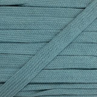 Cotton cord flat 13 mm baby blue