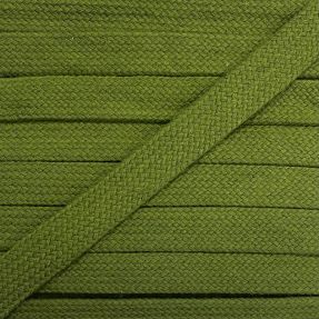 Cotton cord flat 17 mm olive green
