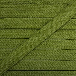 Cotton cord flat 13 mm olive green
