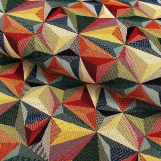Decoration fabric GOBELIN PREMIUM Colourful triangles