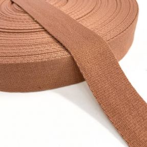 Cotton webbing 4 cm salmon