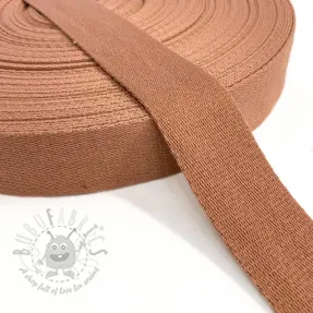 Cotton webbing 4 cm salmon