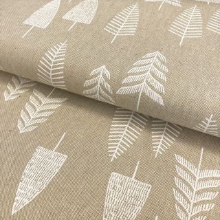 Decoration fabric Linenlook Tree family