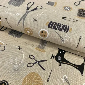 Decoration fabric Linenlook Sewing atelier