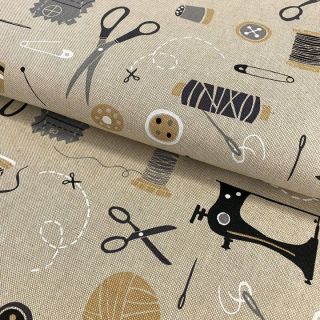 Decoration fabric Linenlook Sewing atelier