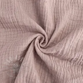 Double gauze/muslin old rose