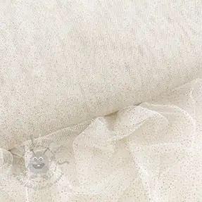 Tulle netting ROYAL SPARKLE white gold
